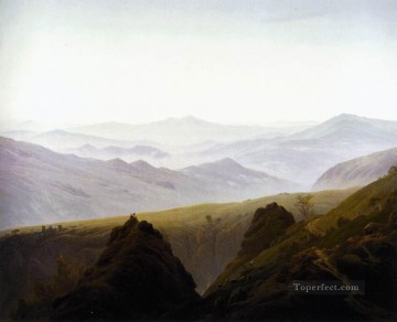  friedrich art painting - Morning In The Mountains Romantic Caspar David Friedrich